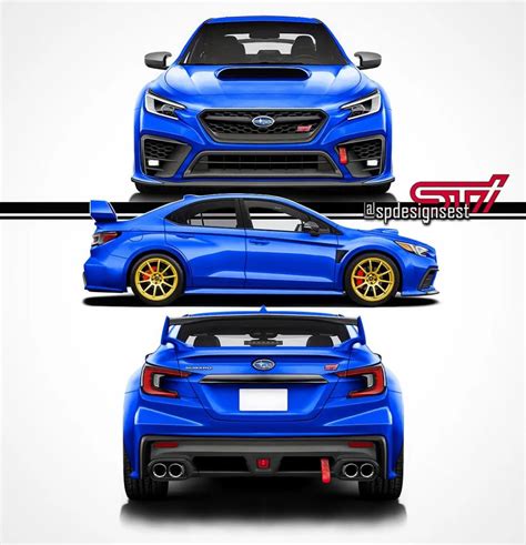 2023 Subaru WRX STI Gets Digitally Reborn as EV Plans Lie Ahead