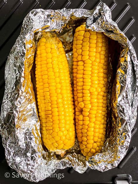 Grilled Corn on the Cob in Foil Recipe | Savory Nothings