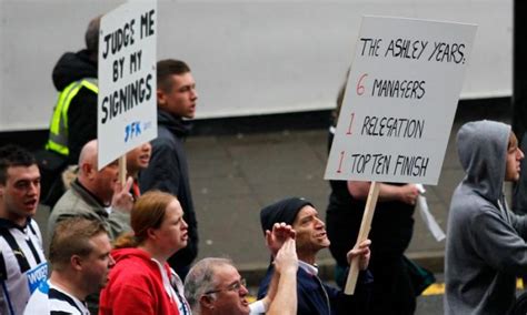 Pictures: Newcastle fans protest about Mike Ashley’s handling of the ...