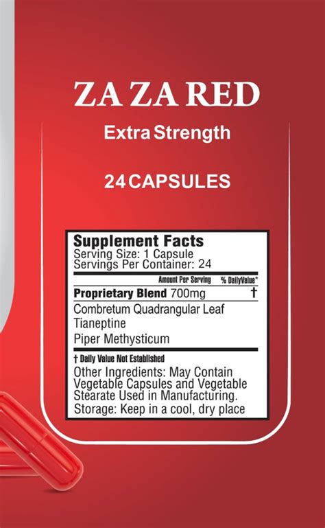 Zaza Red - 24 capsules – AlloSupplements