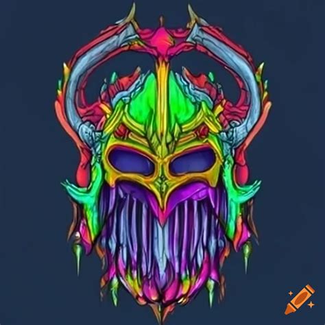 Evil knight helmet