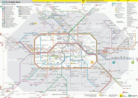 Berlin U-Bahn - Metro Map, Lines, Hours and Tickets | mapa-metro.com ...