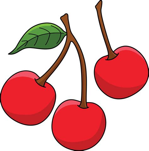 Cherry Fruit Cartoon Colored Clipart Illustration 21964641 Vector Art at Vecteezy