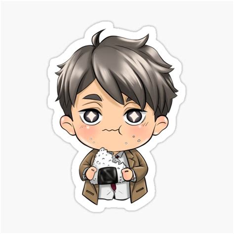 "Miya Osamu Onigiri" Sticker for Sale by DearChaz | Redbubble