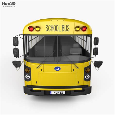 Blue Bird RE School Bus 2020 3D model - Download Bus on 3DModels.org