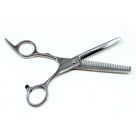 Mid Scissors Hairdressing Scissors / Gunting Rambut Sasak - Silver - JakartaNotebook.com