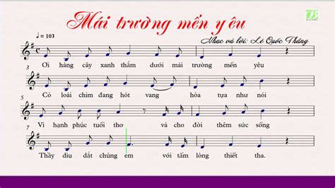 Mái trường mến yêu Âm nhạc lớp 7 - YouTube