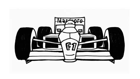 Formula 1 Car Drawings Step By Step