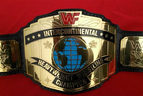 Intercontinental WWF Heavyweight Replica Wrestling Championship Belt ...