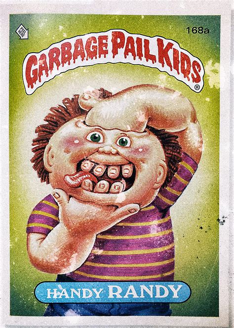 Garbage Pail Kids Cards Photograph by Benjamin Dupont