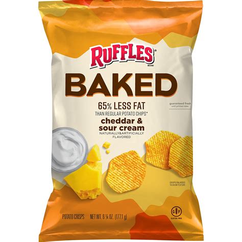 Baked Oven Baked Ruffles Cheddar Sour Cream, 6.25 Ounce- Buy Online in Japan at Desertcart ...