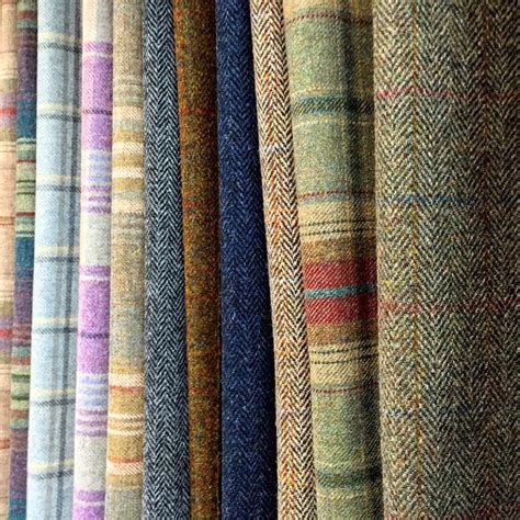 Harris Tweed & Wool Tartan Fabric - The Millshop Online #fabric #wool | Wool tartan fabric ...