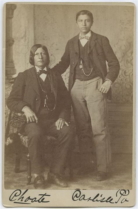 Standing Bear and Luther Standing Bear [version 2], c.1881 | Carlisle ...