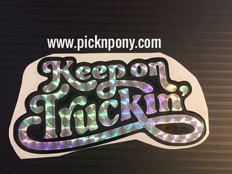 Keep on Truckin' Retro Sticker Decal