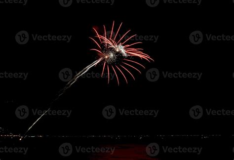 Coney Island Beach Fireworks 16113249 Stock Photo at Vecteezy