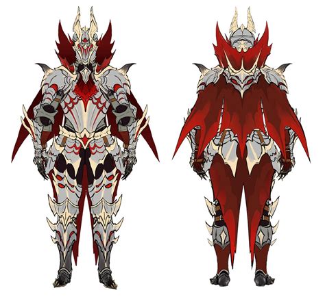 Malzeno Armor (Male) Concept Art - Monster Hunter Rise: Sunbreak Art Gallery Monster Art ...