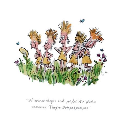 Oompa Loompas | Roald Dahl Wiki | Fandom Quentin Blake Illustrations ...