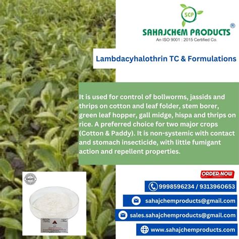 Lambda Cyhalothrin 5% EC – Sahajchem Products