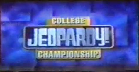 2000-B Jeopardy! College Championship | Game Shows Wiki | Fandom