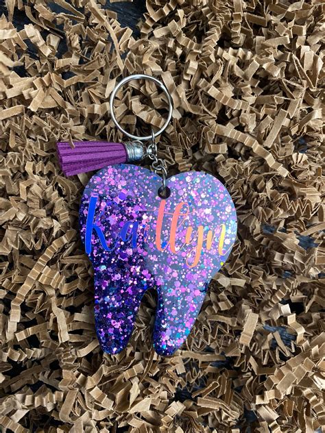 Tooth Keychain | Etsy