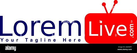 Online TV Channel Logo Concept, Live Streaming Logo Design Template ...