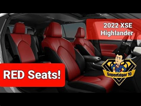 2022 Toyota Highlander Seating