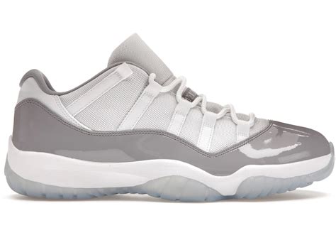 Jordan 11 Retro Low Cement Grey Men's - AV2187-140 - US