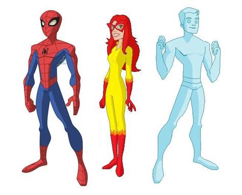 Spider-man and his Spectacular Friends | Spiderman, Firestar marvel, Marvel artwork