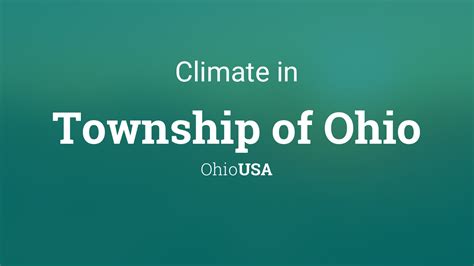 Climate & Weather Averages in Township of Ohio, Ohio, USA