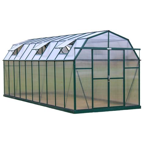 Grandio Greenhouses Elite 8 ft. W x 20 ft. D x 8 ft. H Heavy-Duty Aluminum Greenhouse Kit-ELITE ...