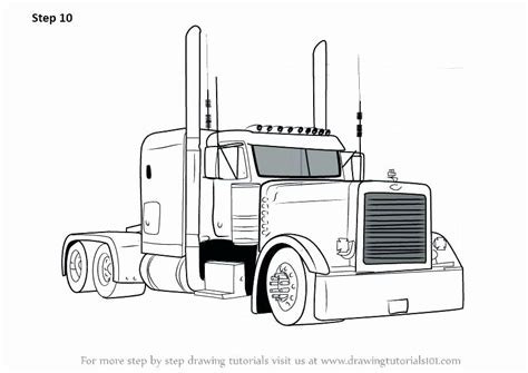 Chevy Truck Coloring Pages Inspirational Truck Picture to Color – 488websitedesign | Peterbilt ...