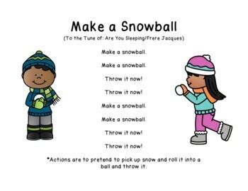 Winter Songs and Poems for Preschool and Kindergarten Circle Time