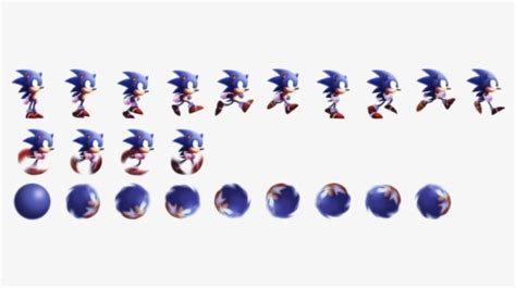 Https - //sites - Google - - Sonic Hd Sprite Sheet, HD Png Download - kindpng