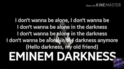 EMINEM- DARKNESS (lyrics) - YouTube