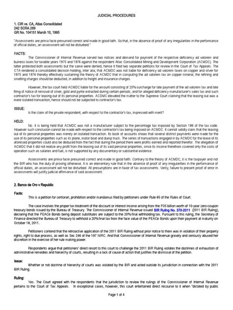 Judicial Procedures Compiled Cases | PDF | Certiorari | Jurisdiction