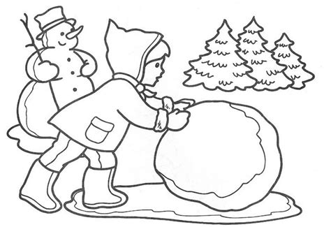 Winter Season Drawing For Kids