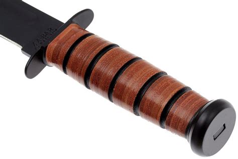 KA-BAR USMC 1217 plain edge, leather, Leather sheath | Advantageously shopping at Knivesandtools.com