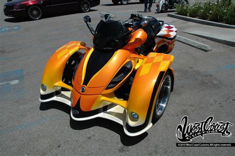 The World Famous West Coast Customs® | Can am spyder, Can am, Reverse trike