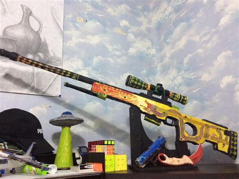 made awp-dragon lore (cardboard) : r/GlobalOffensive