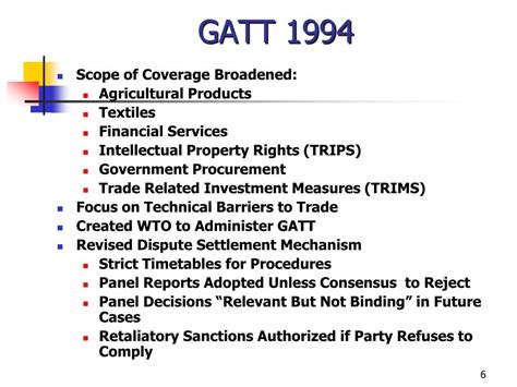 PPT - GATT Law and the World Trade Organization: Basic Principles PowerPoint Presentation - ID ...