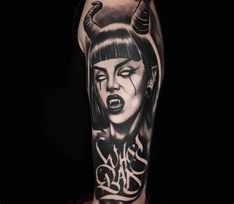 Vampire tattoo by Jackart Tattoo | Photo 31570