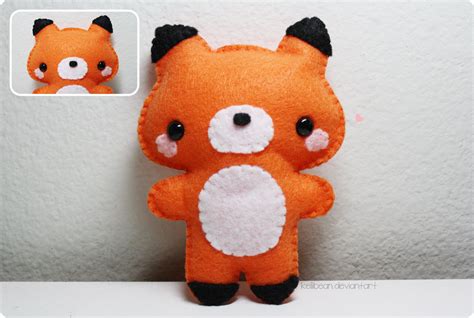 Fox Plushie by KelliBean on DeviantArt