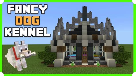 How To Build A Fancy Dog Kennel In Minecraft Bedrock - YouTube