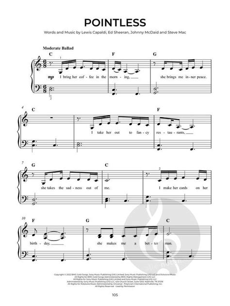 Chart Hits of 2022-2023 - Easy Piano » all-sheetmusic.com