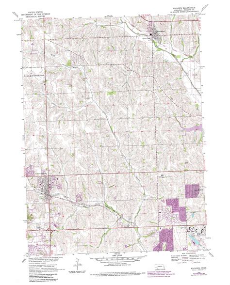 Elkhorn topographic map, NE - USGS Topo Quad 41096c2