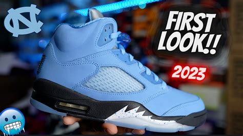 2023 FIRST LOOK!! JORDAN 5 UNC UNIVERSITY BLUE FIRST THOUGHTS ...