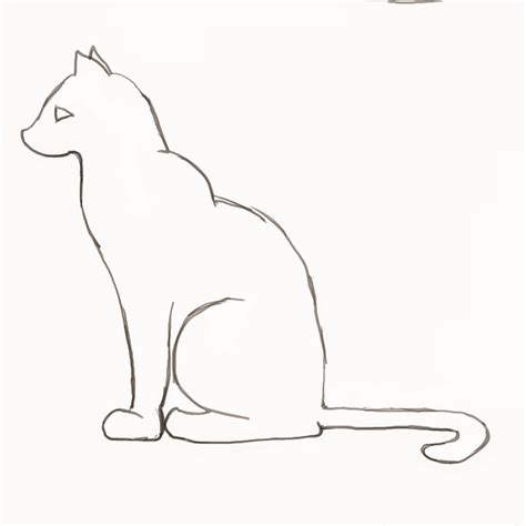 How To Draw a Cat - EASY Drawing Tutorial! | Cat drawing, Cat outline ...