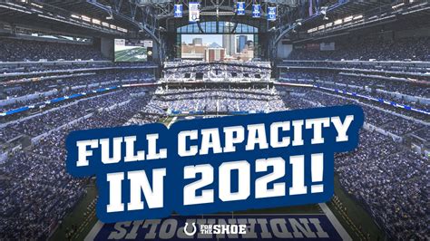 Colts have been approved to host full capacity games at Lucas Oil Stadium for the 2021 season