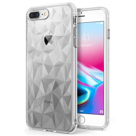 Apple iPhone 7 Plus / iPhone 8 Plus Phone Case, Ringke [AIR PRISM] 3D Contemporary Design Slim ...