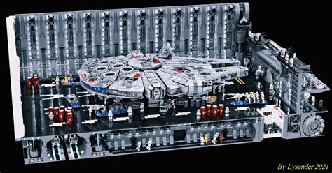 This giant LEGO Death Star docking bay is large enough to hold the UCS ...